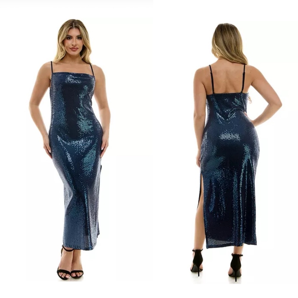 Bebe Long Slim Maxi Dress